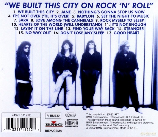 Starship: We Built This City - The Very Best Of [CD]