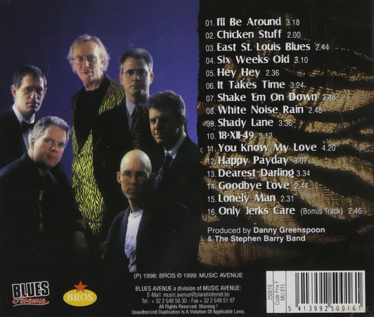 Stephen Barry Band: Chicken Stuff [CD]