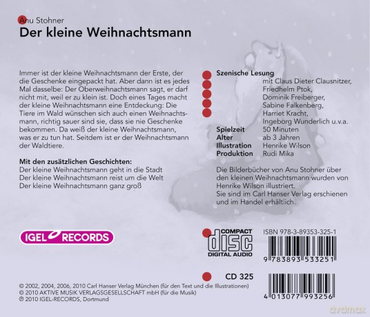 Stohner Anu: Der Kleine Weihnachtsmann [CD]