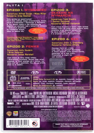 Tajemnice Smallville sezon 3 [6DVD]