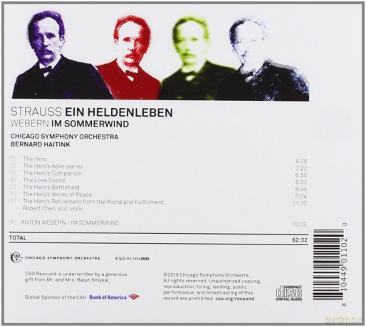 Strauss Richard: Ein Heldenleben [CD]