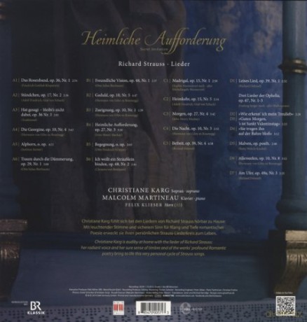 Strauss Richard & Karg Christiane & Martineau Malcolm: Heimlicht Aufforderung - Secret Invitation [2xWinyl]