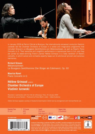 Strauss Richard & Ravel Maurice & Grimaud Helene & Jurowski Vladimir & Chamber Orchestra Of Europe: Metamorphosen - Buerger Als Edelsmann - Piano Concerto [DVD]
