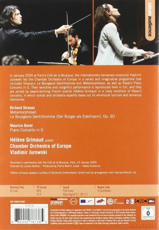 Strauss Richard & Ravel Maurice & Grimaud Helene & Jurowski Vladimir & Chamber Orchestra Of Europe: Metamorphosen - Buerger Als Edelsmann - Piano Concerto [DVD]