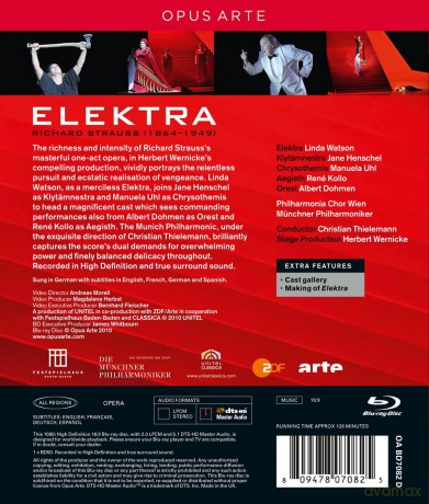 Strauss Richard & Watson & Kollo & Dohmen & Thielemann: Elektra [DVD]