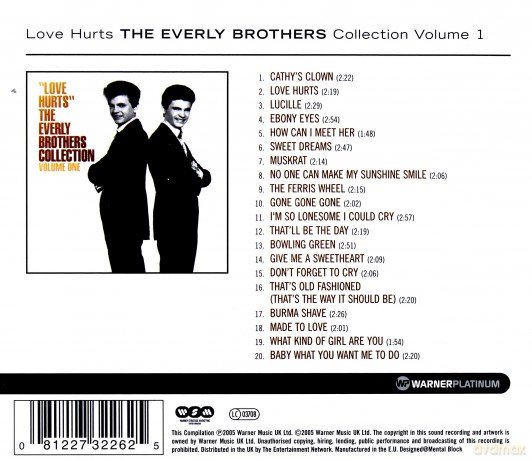 The Everly Brothers: Love Hurts. Platinum Collection vol.1 [CD]