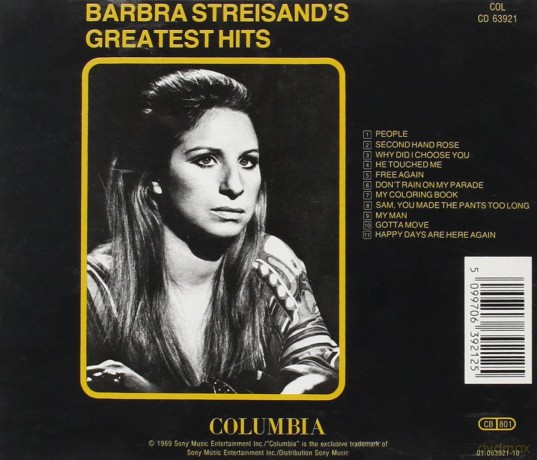 Streisand Barbra: Greatest Hits [CD]