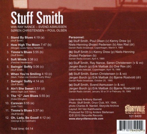 Stuff Smith: Five Fine Violins [CD]