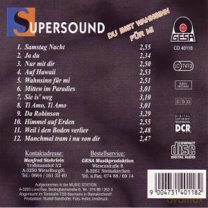 Supersound: Du Bist Wahnsinn Fuer Mi [CD]