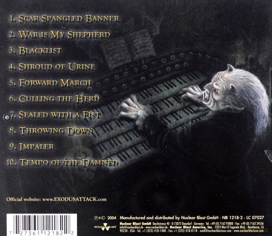 Exodus: Tempo Of The Damned [CD]
