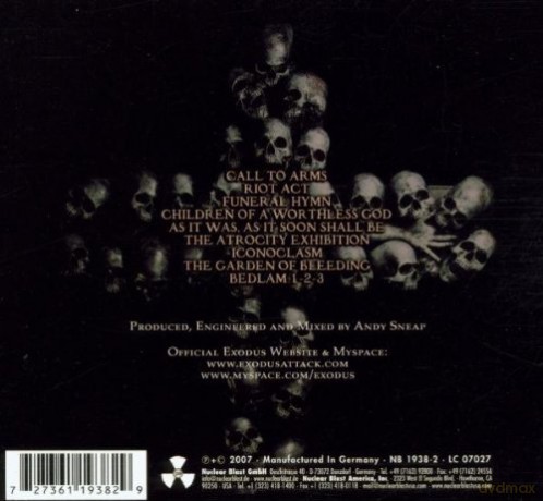 Exodus: The Atrocity Exhibition [CD]