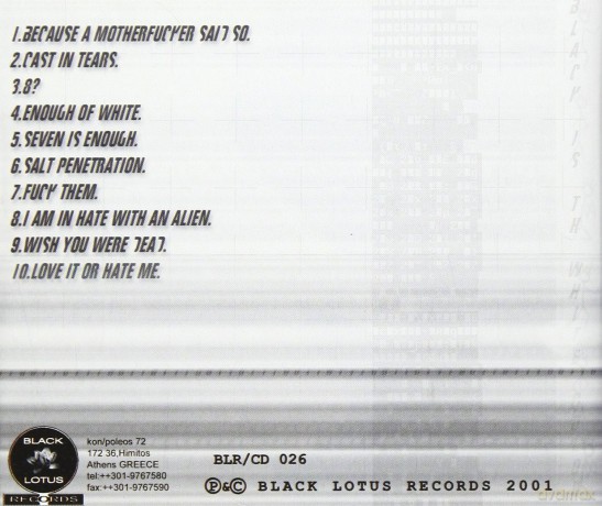 Swan Christy: Black Is The White Color [CD]