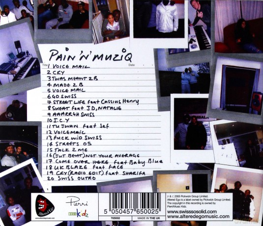 Swiss: Pain N Muziq [CD]