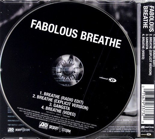 Fabolous: Breathe (maxi-single) [CD]