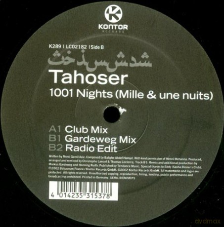 Tahoser: 1001 Nights (MILLE & Une Nuits) [Winyl]