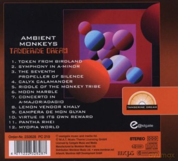 Tangerine Dream: Ambient Monkeys [CD]