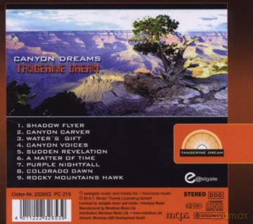 Tangerine Dream: Canyon Dreams [CD]