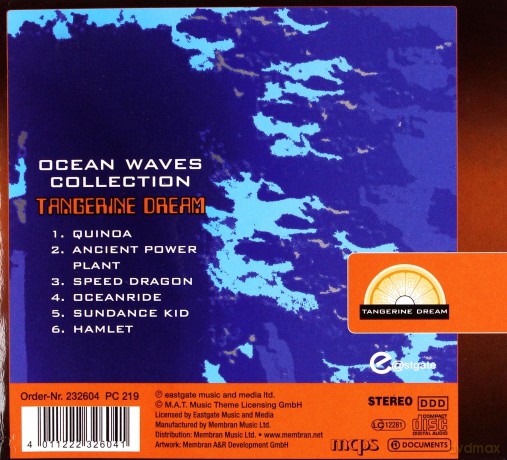 Tangerine Dream: Ocean Waves Collection [CD]