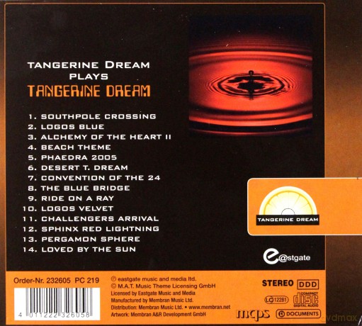 Tangerine Dream: Plays Tangerine Dream [CD]