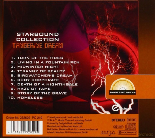 Tangerine Dream: Starbound Collection [CD]