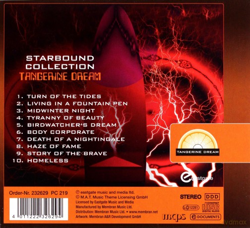 Tangerine Dream: Starbound Collection [CD]