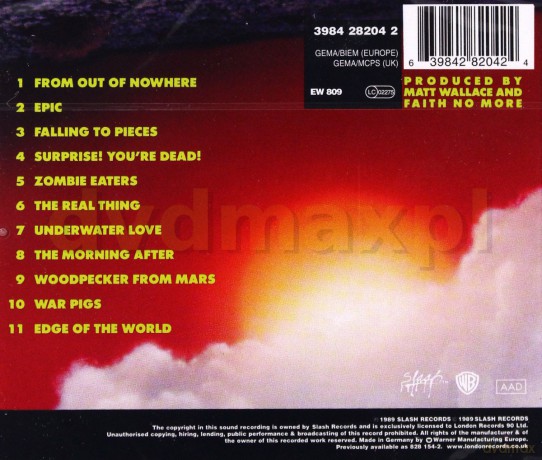 Faith No More: The Real Thing [CD]