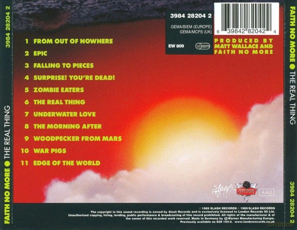 Faith No More: The Real Thing [CD]