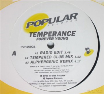 Temperance: Forever Young [Winyl]