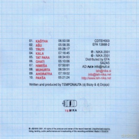 Temponauta: 155.521.981.589.103 [CD]