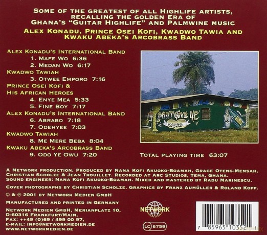 The Highlife Allstars: Sankofa [CD]