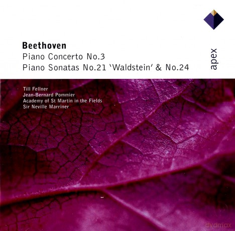 Fellner/Pommier/Marriner: Beethoven: Piano Con No3/Son21&24 [CD]