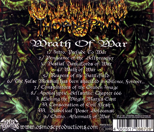 Thornspawn: Wrath Of War [CD]
