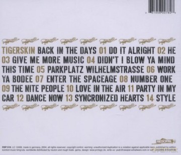 Tigerskin: Back In The Days [CD]