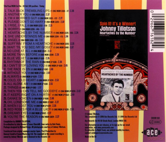 Tillotson Johnny: You Re The Reason - Best Of The Mgm Years [CD]