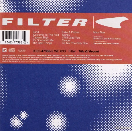 Filter: Title Of Record (Euro Edition) [CD]