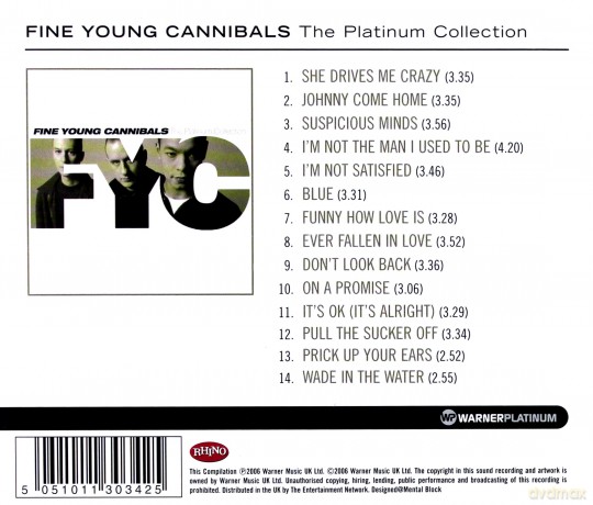 Fine Young Cannibals: Platinum The Collection [CD]