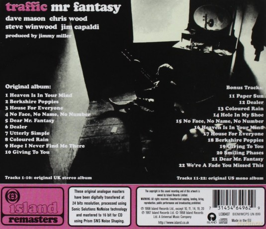 Traffic: Mr Fantasy [CD]