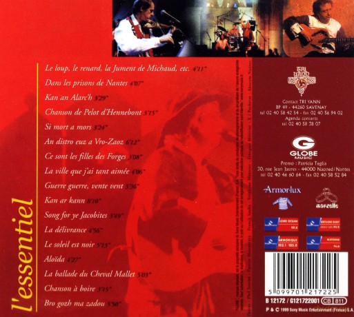 Tri Yann: L Essetiel En Concert [CD]