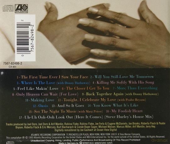 Roberta Flack: Softly With These Songs The Be [CD]