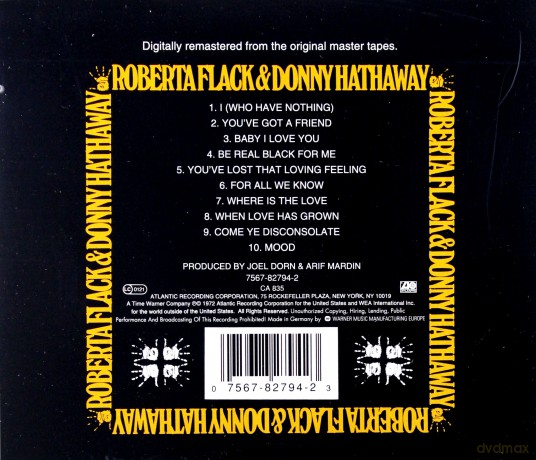 Roberta Flack/Donny Hathaway: R.Flack&D.Hathaway/Remaster [CD]