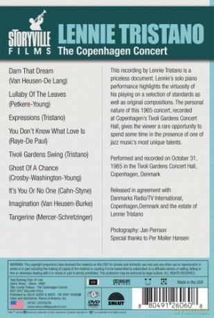 Tristano Lennie: Copenhagen Concert [DVD]
