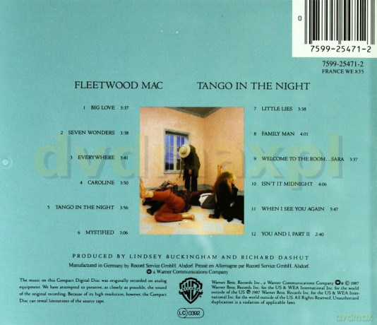 Fleetwood Mac: Tango In The Night [CD]