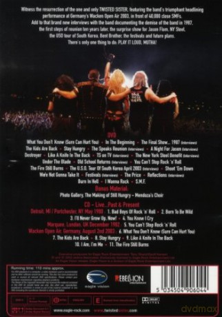 Twisted Sister: Live At Wacken - The Reunion 2003 [2DVD]