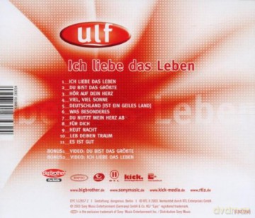 Ulf: Ich Liebe Das Leben [CD]