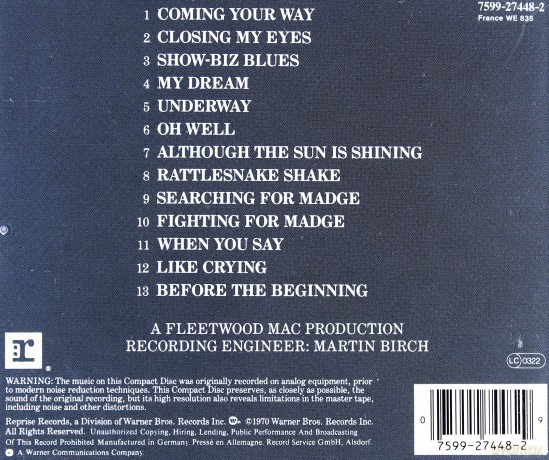 Fleetwood Mac: Then Play On [CD]