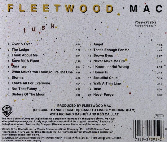 Fleetwood Mac: Tusk [CD]
