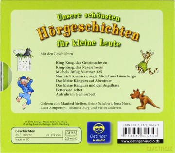 Unsere Schoensten Hoergeschichten Fuer Kleine Leute: Unsere Schoensten Hoergeschichten Fuer Kleine Leute [4CD]