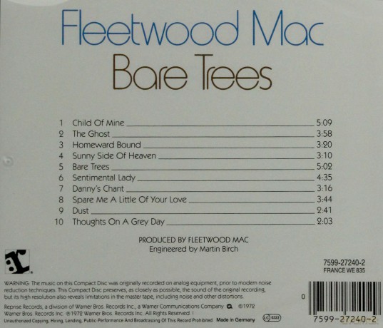 Fleetwood Mac: Bare Trees [CD]