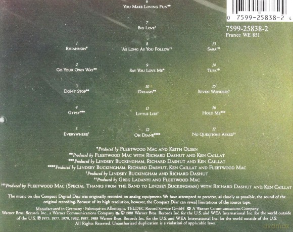 Fleetwood Mac: Greatest Hits [CD]