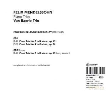 Van Baerle Trio: Mendelssohn: Piano Trios [2CD]